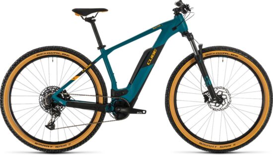 E-bike 12 Cube Reaction Hybrid - Motor: Bosch Drive Unit Performance CX Generation 4 (75Nm) Cruise (250Watt)- Wheels: 27.5 in Small and 29 in Medium and Large - Battery: 500 w - Transmission: Sram PG-1210 Eagle™, 11-50T- Brakes: Shimano BR-MT200, Hydr. Disc Brake (180/180) - Front Suspension: SR Suntour XCM34 Coil, Tapered, 15x110mm, 100mm, Lockout --Sizes: Large 2 /Medium 4/ Small 1 - Color: Blue or Black - Price: 230.000 pesos per day -- 8 bikes available